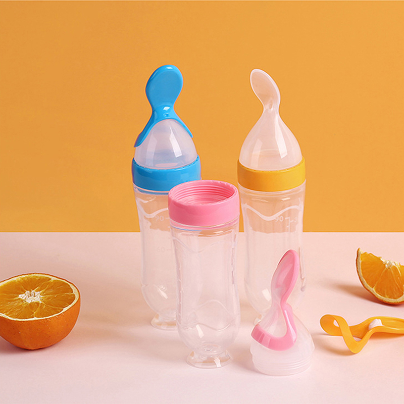 Squeezing Feeding Bottle Silic - Food Storage Drums ulasan dan harga