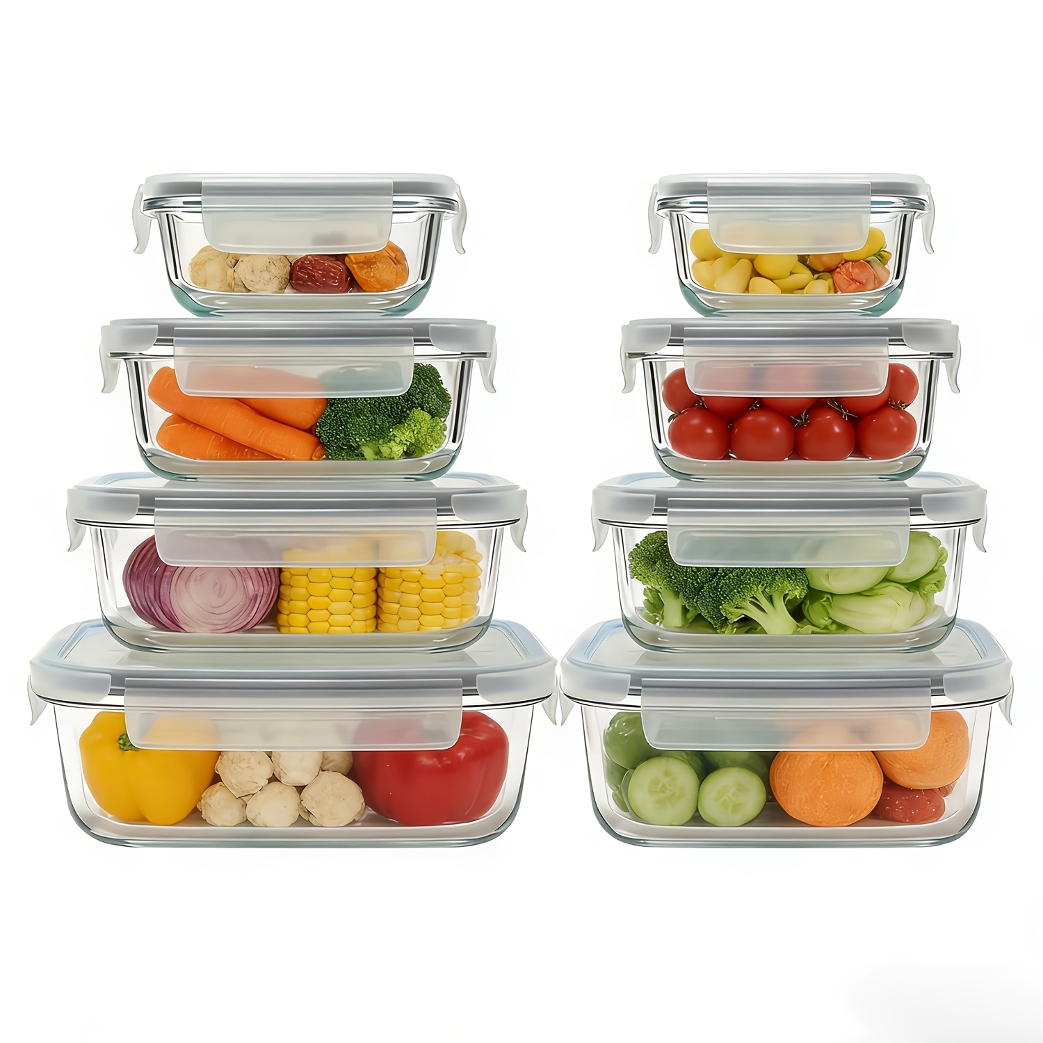 Premium Glass Food Storage Con - Food Storage Containers Plastic Box ulasan dan harga