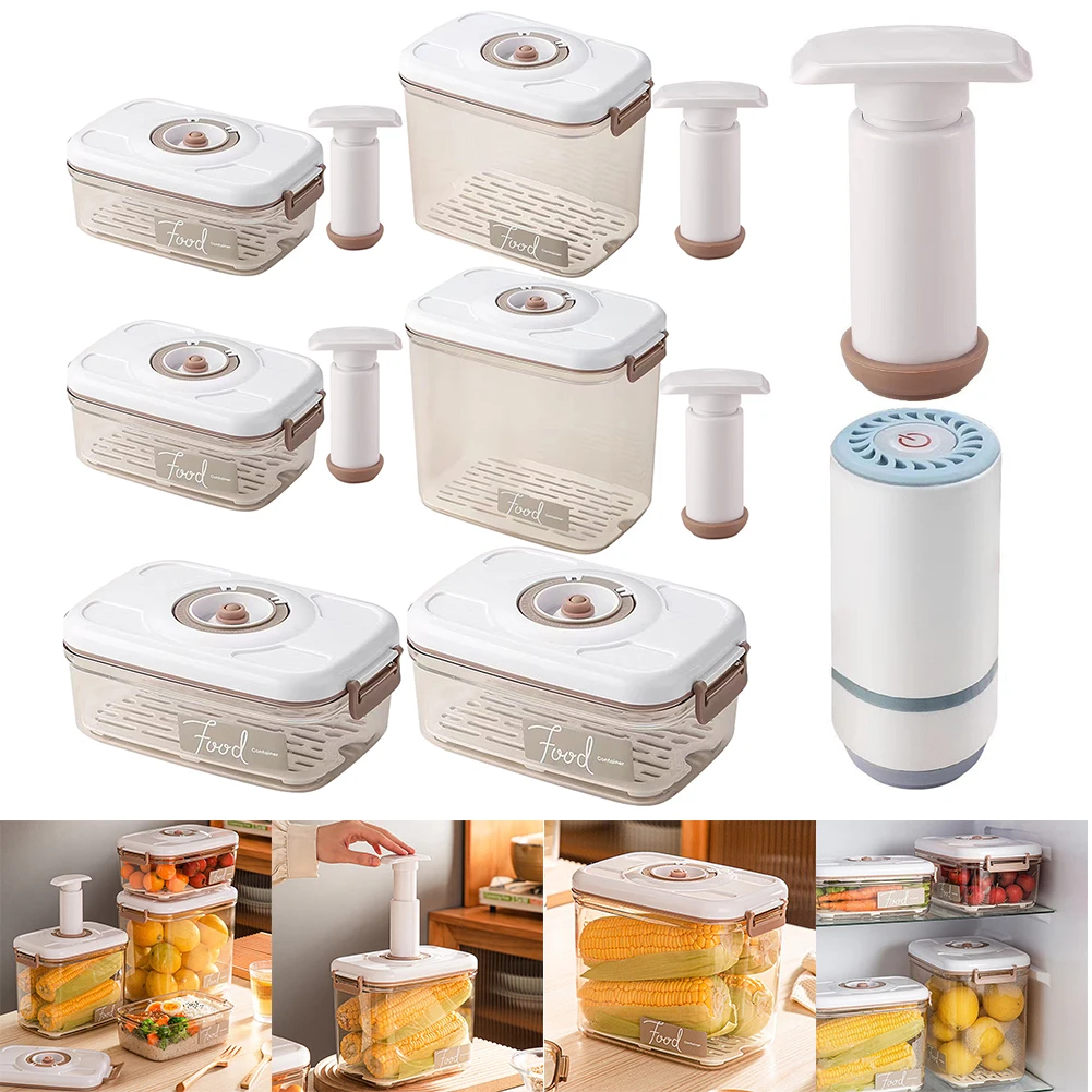 Vacuum Food Storage Box Vacuum - Food Storage Containers Plastic Box ulasan dan harga
