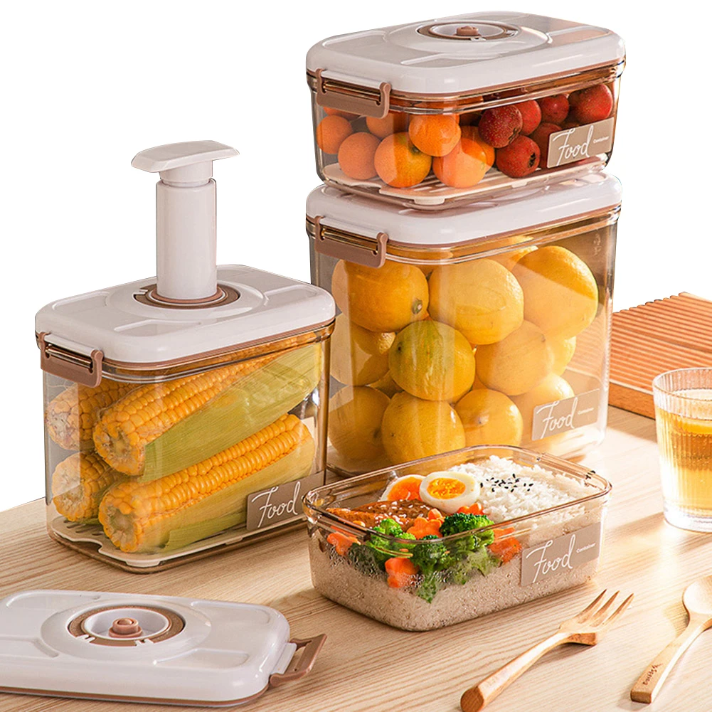 Vacuum Food Storage Box Vacuum - Food Storage Containers Plastic Box ulasan dan harga
