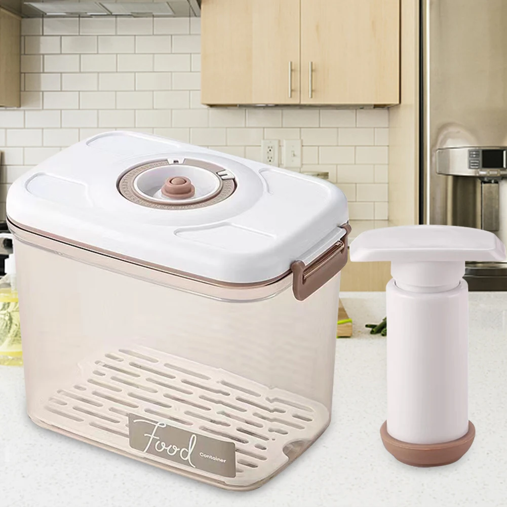 Vacuum Food Storage Box Vacuum - Food Storage Containers Plastic Box ulasan dan harga