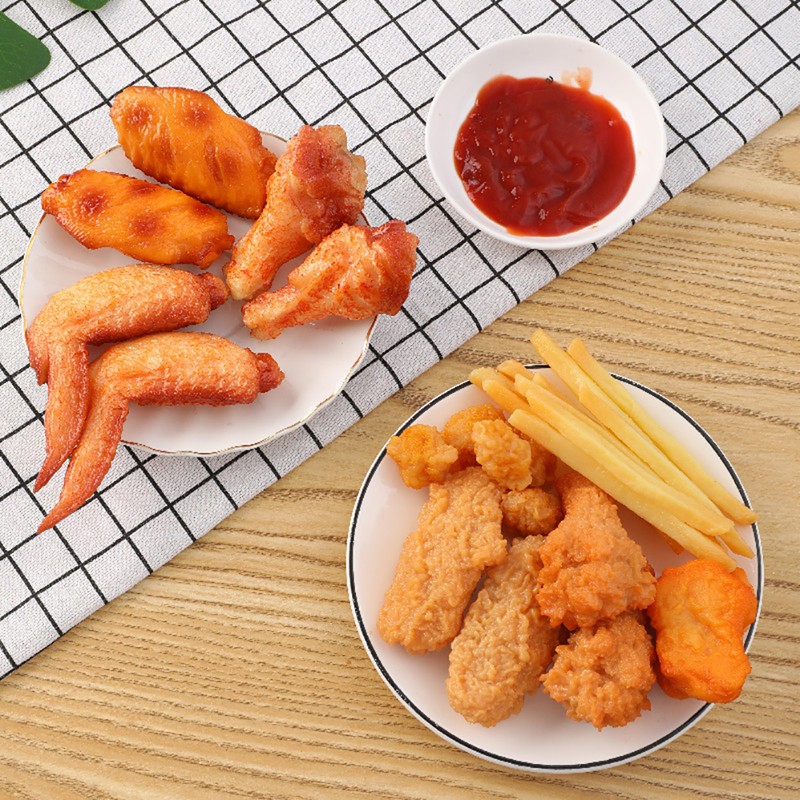 Simulation Chicken Wings, Fake - Food Storage Drums ulasan dan harga