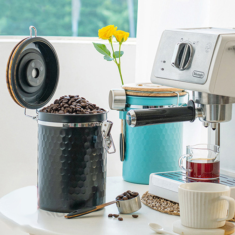 Kitchen Stainless Steel Coffee - Food Storage Canister ulasan dan harga