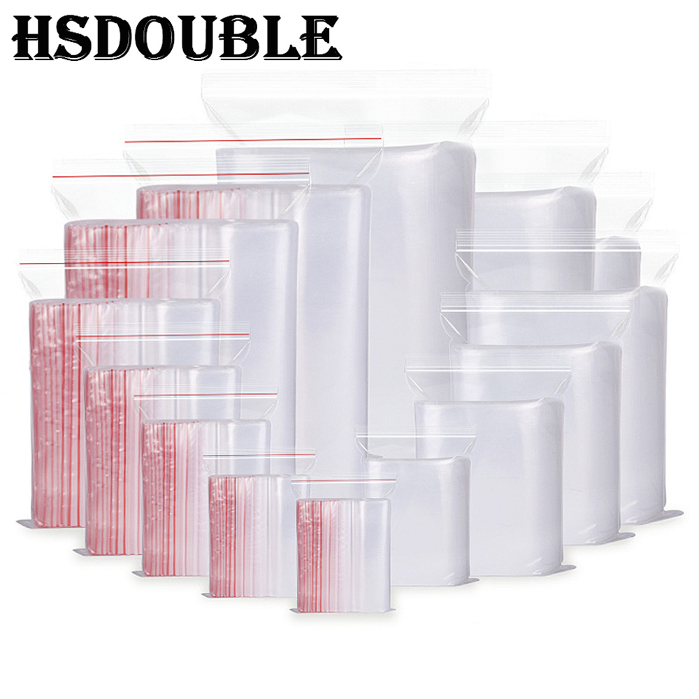 100 Pcs/Pack 5-12 Wire Self Se - Food Storage Ziploc Bags ulasan dan harga