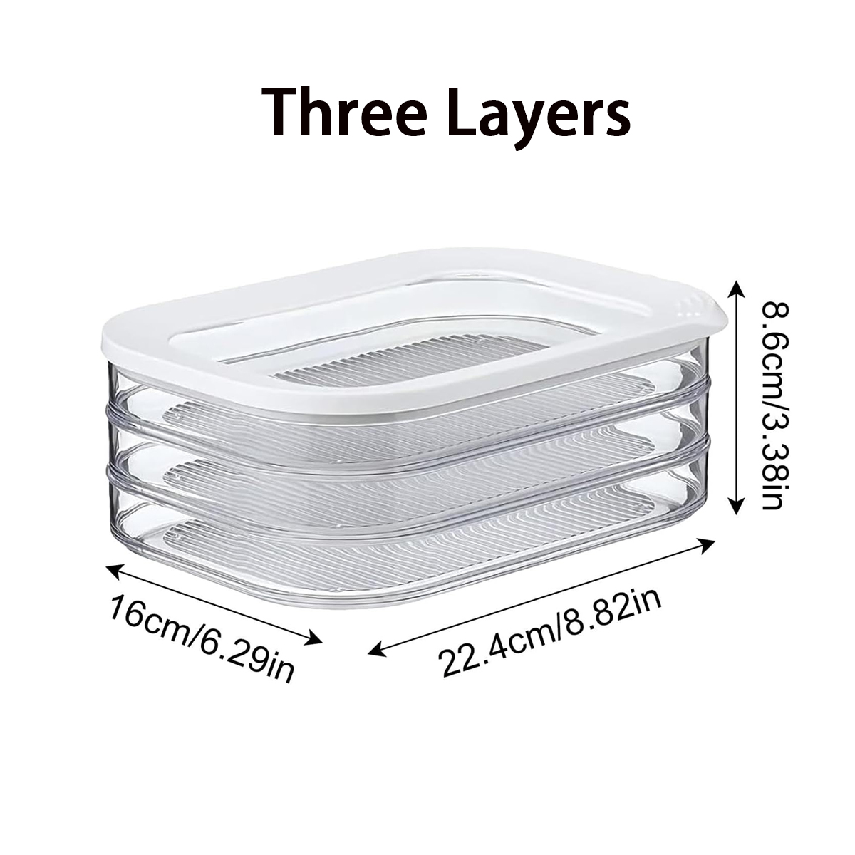 Deli Meat Container for Fridge - Food Storage Containers Plastic Box ulasan dan harga