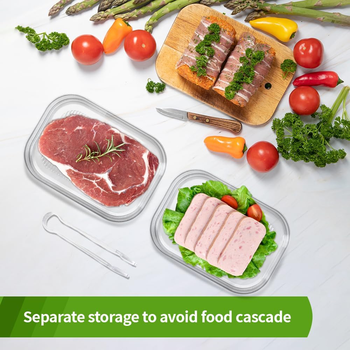 Deli Meat Container for Fridge - Food Storage Containers Plastic Box ulasan dan harga