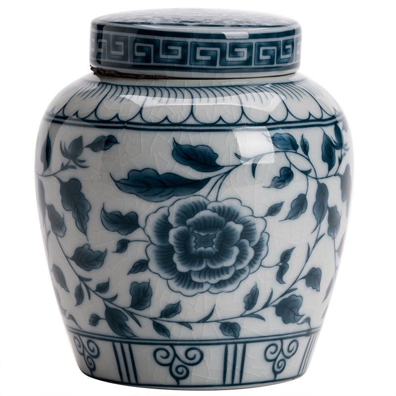 Blue and White Porcelain Tea C - Food Storage Box Large ulasan dan harga