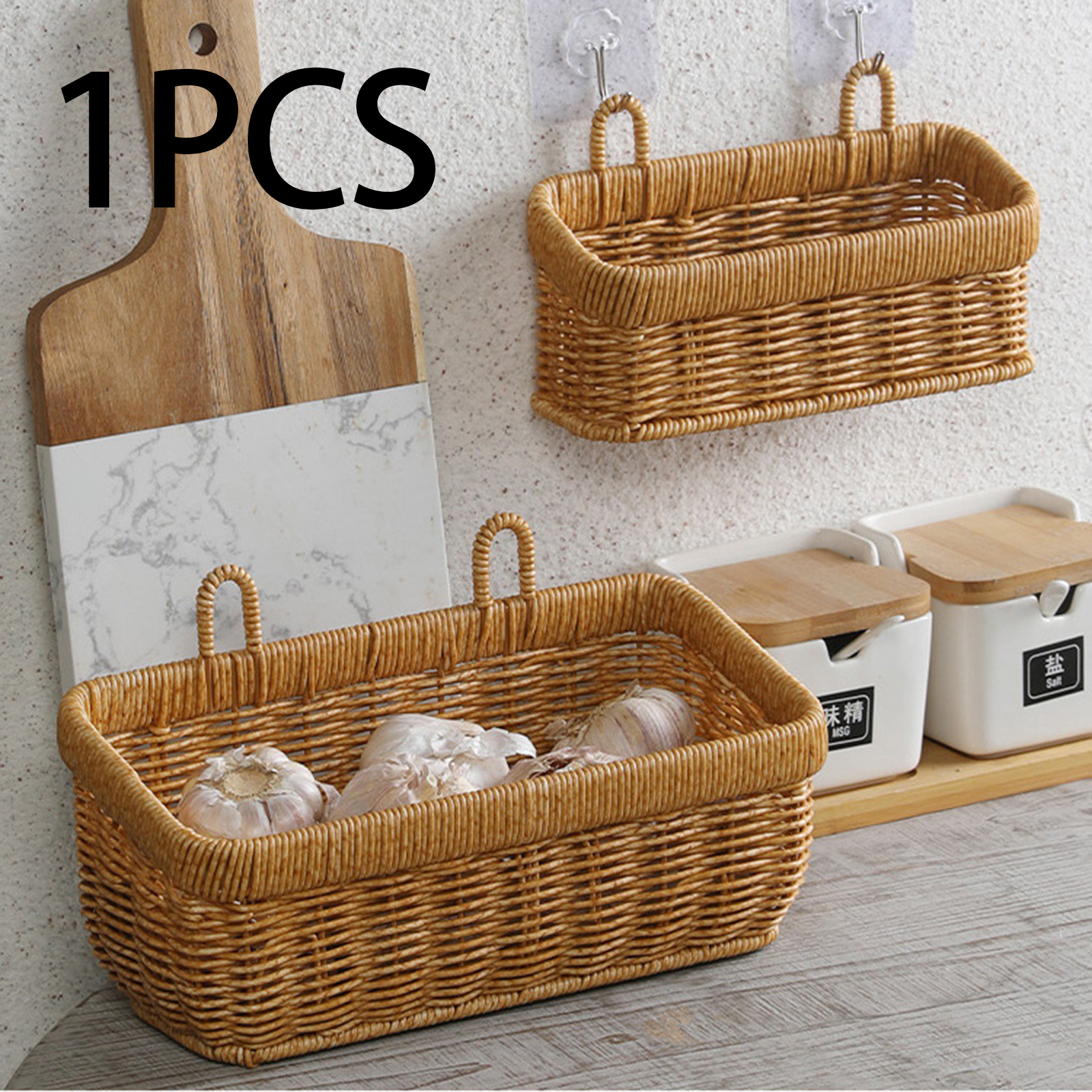 Storage Basket Wall Hanging Wo - Food Storage In Plants ulasan dan harga