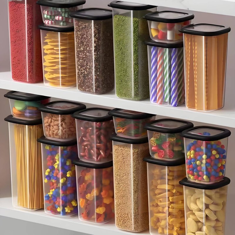 6 Pieces Airtight Food Storage - Food Storage Canister ulasan dan harga