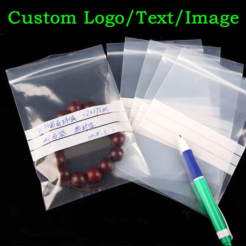 200PCS PE Clear Plastic Writin - Food Storage No Plastic ulasan dan harga