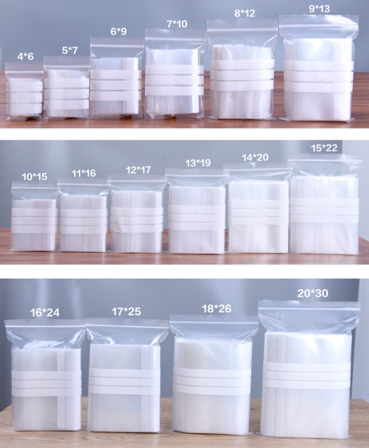 200PCS PE Clear Plastic Writin - Food Storage No Plastic ulasan dan harga