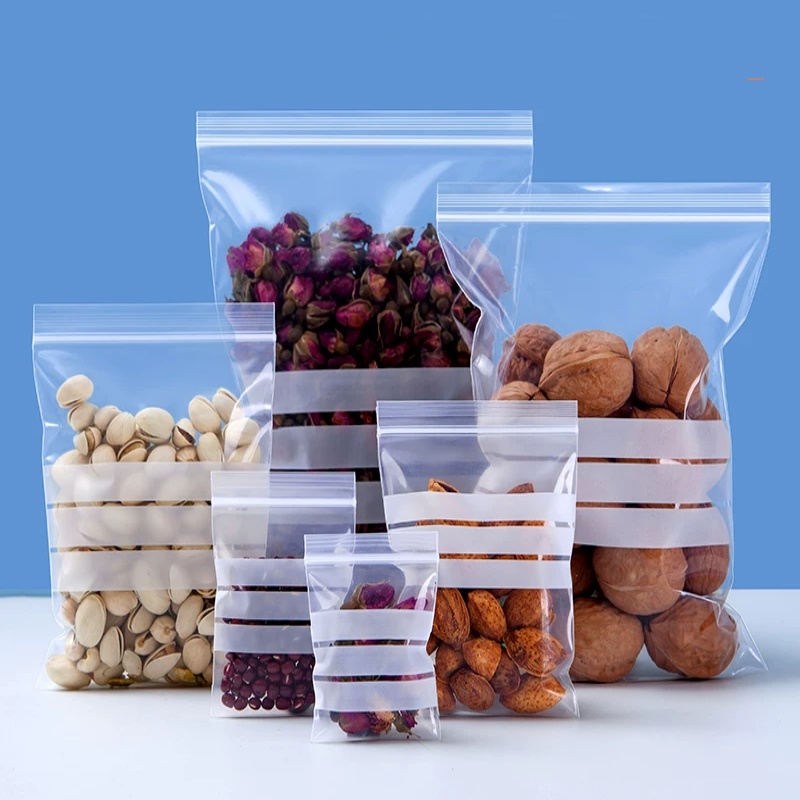 200PCS PE Clear Plastic Writin - Food Storage No Plastic ulasan dan harga