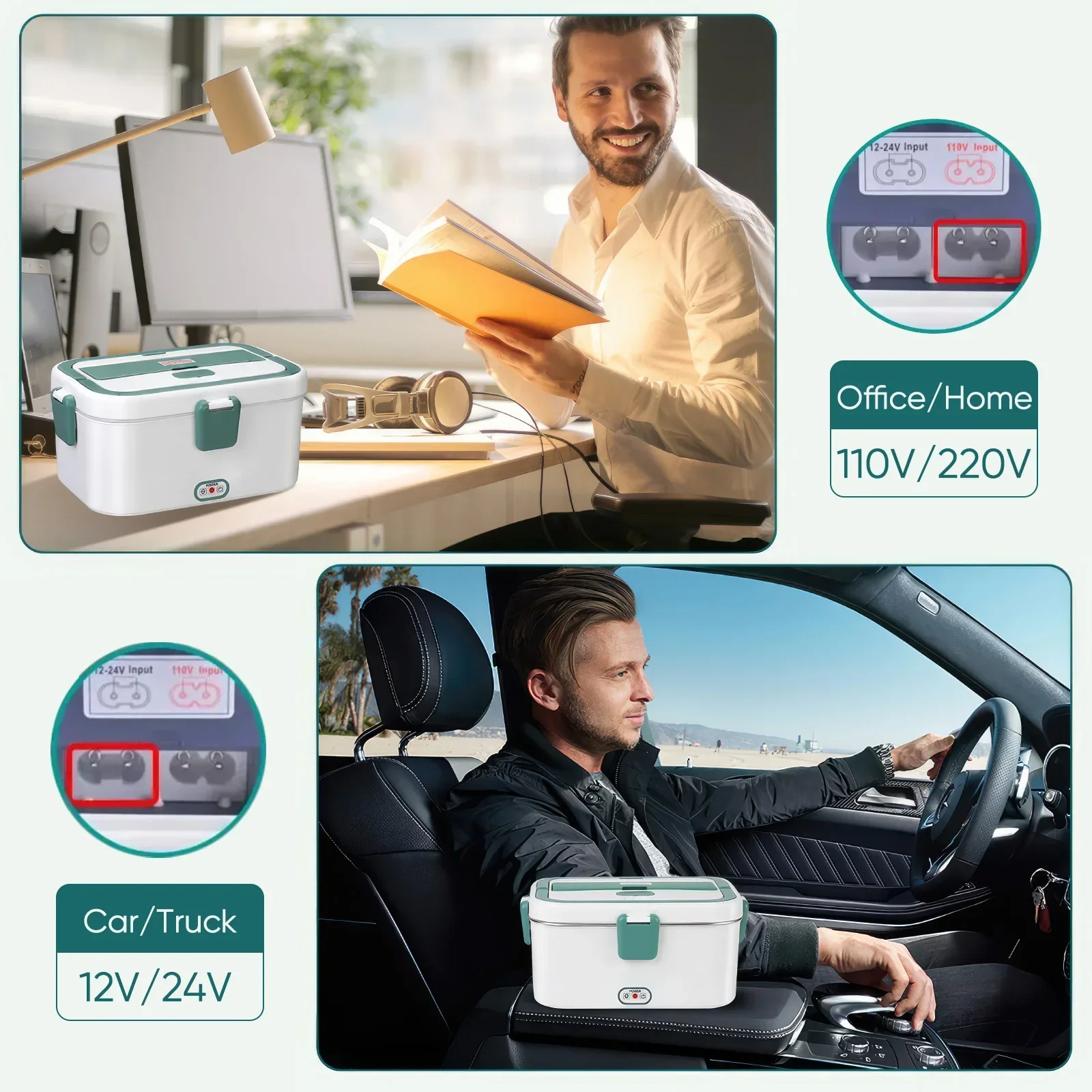 Electric Lunch Box Food Warmer - Portable Food Warmer ulasan dan harga