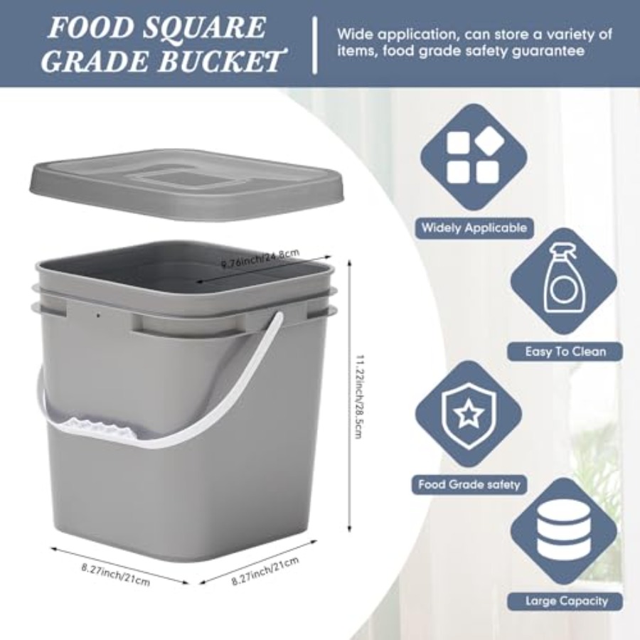 Pcs. Gallon Square Food Grade  - Food Storage For Long Term ulasan dan harga
