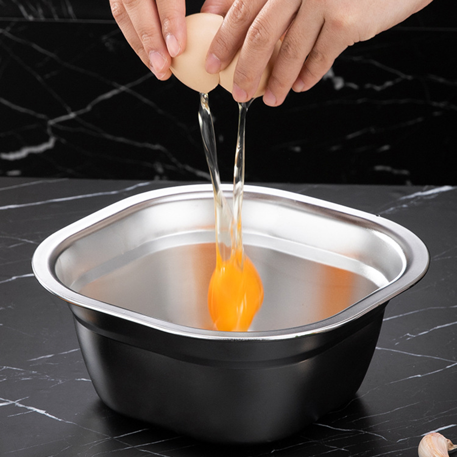 Stainless Steel Square Basin V - Food Storage Utensils ulasan dan harga