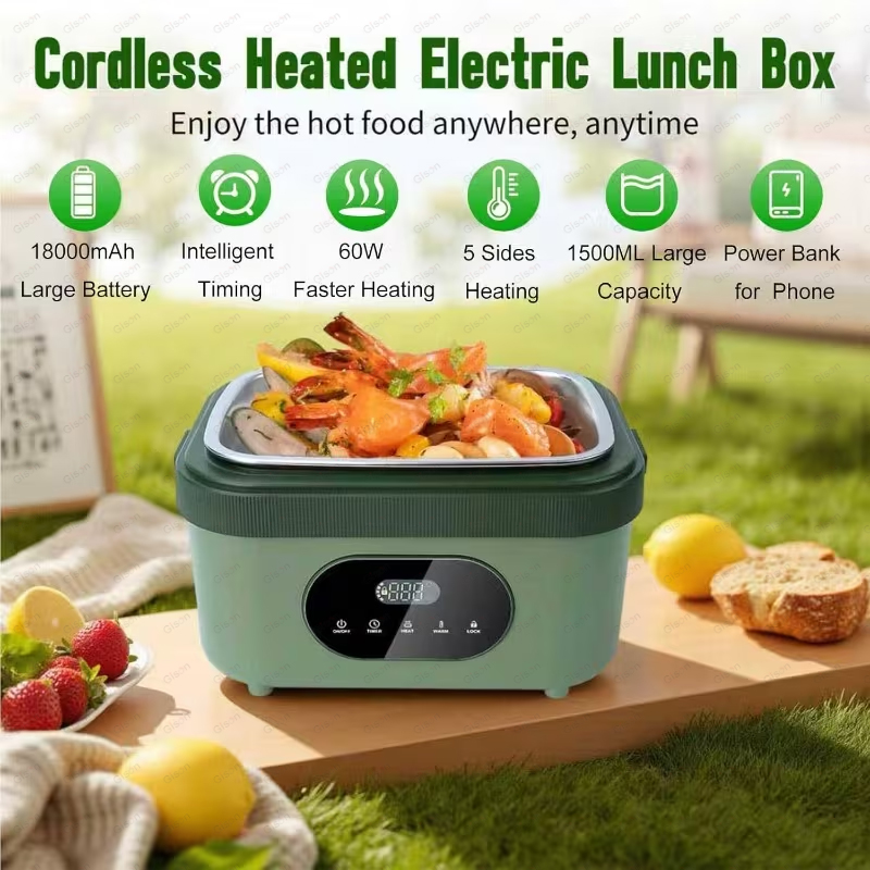 Gison 1.5L Portable Wireless H - Portable Food Warmer ulasan dan harga