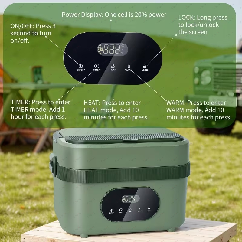 Gison 1.5L Portable Wireless H - Portable Food Warmer ulasan dan harga