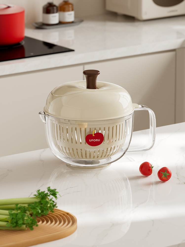 Joined Large Salad Spinner wit - Xxl Food Storage Container ulasan dan harga