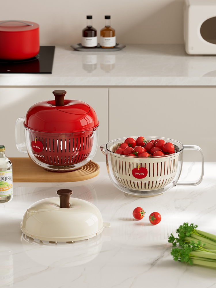 Joined Large Salad Spinner wit - Xxl Food Storage Container ulasan dan harga