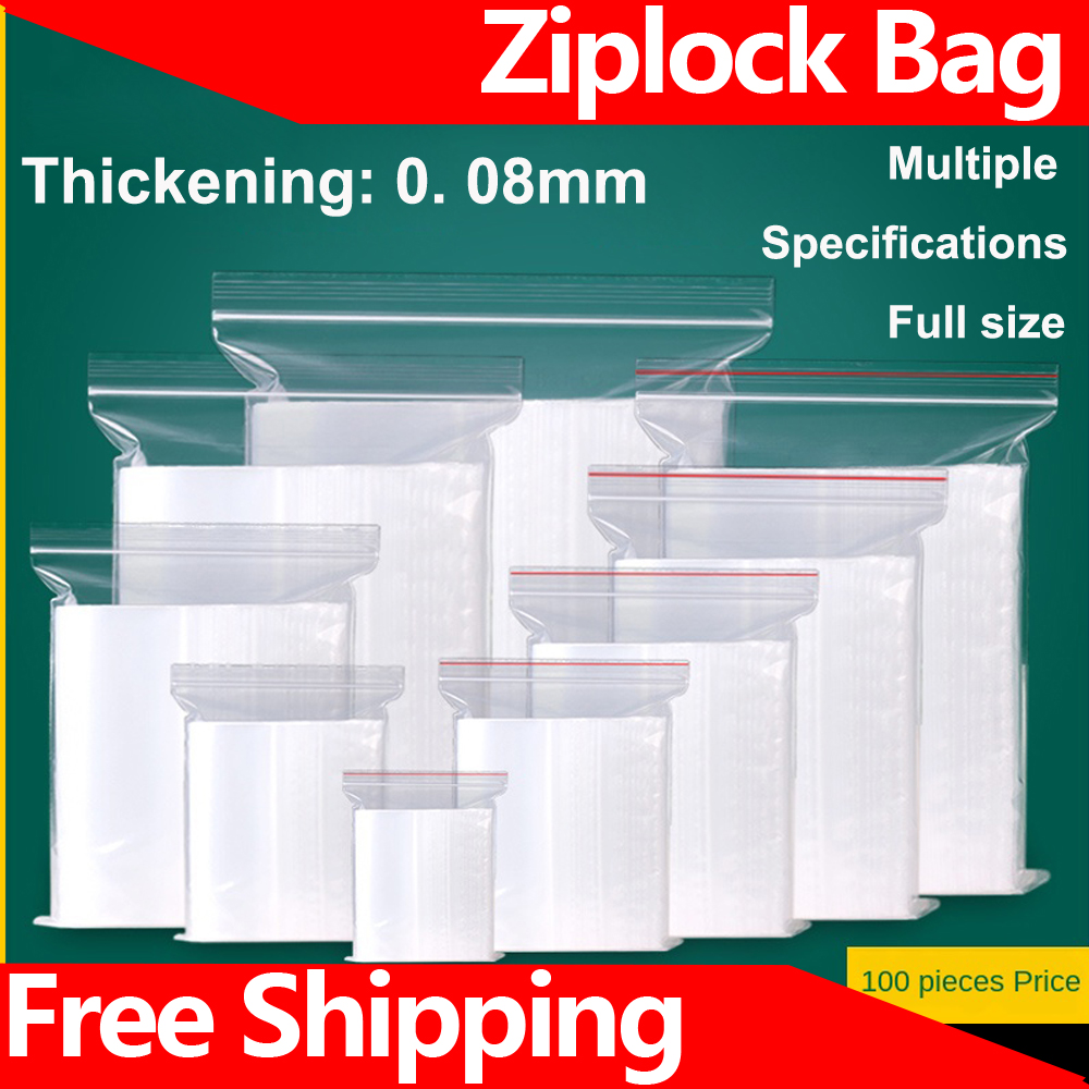 Ziplock Bag Transparent Thick  - Food Storage Ziploc Bags ulasan dan harga