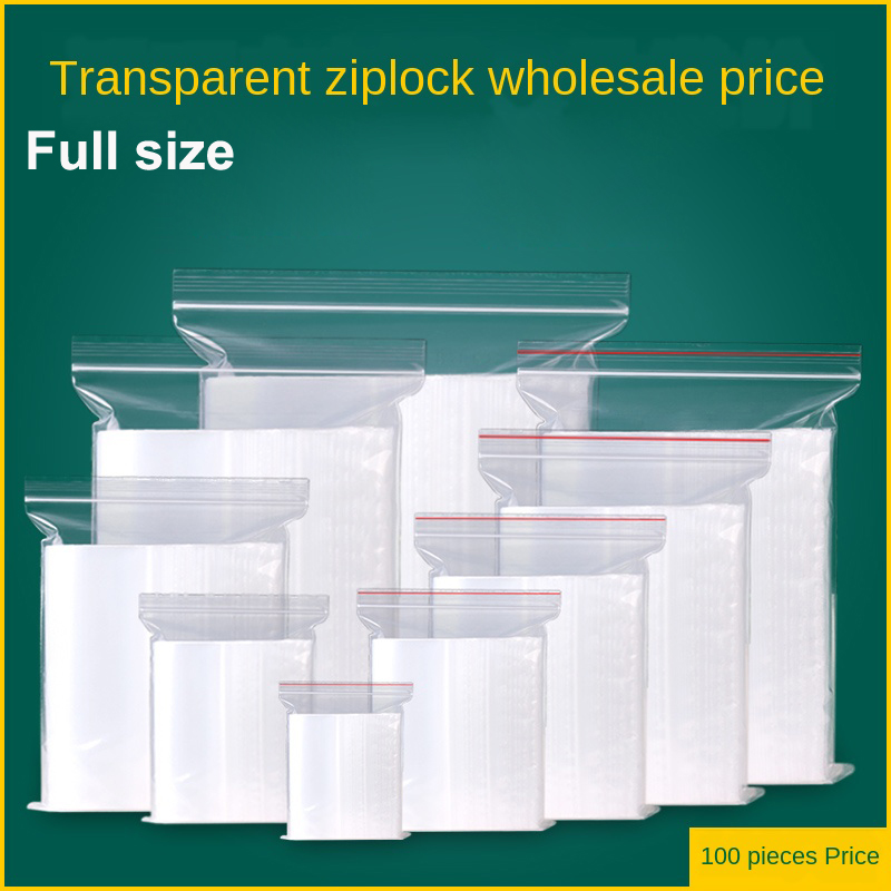 Ziplock Bag Transparent Thick  - Food Storage Ziploc Bags ulasan dan harga