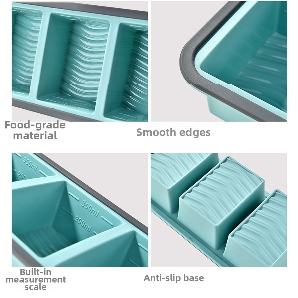 2/3/4 Grid Lunchbox Compartmen - Food Storage Containers Plastic Box ulasan dan harga