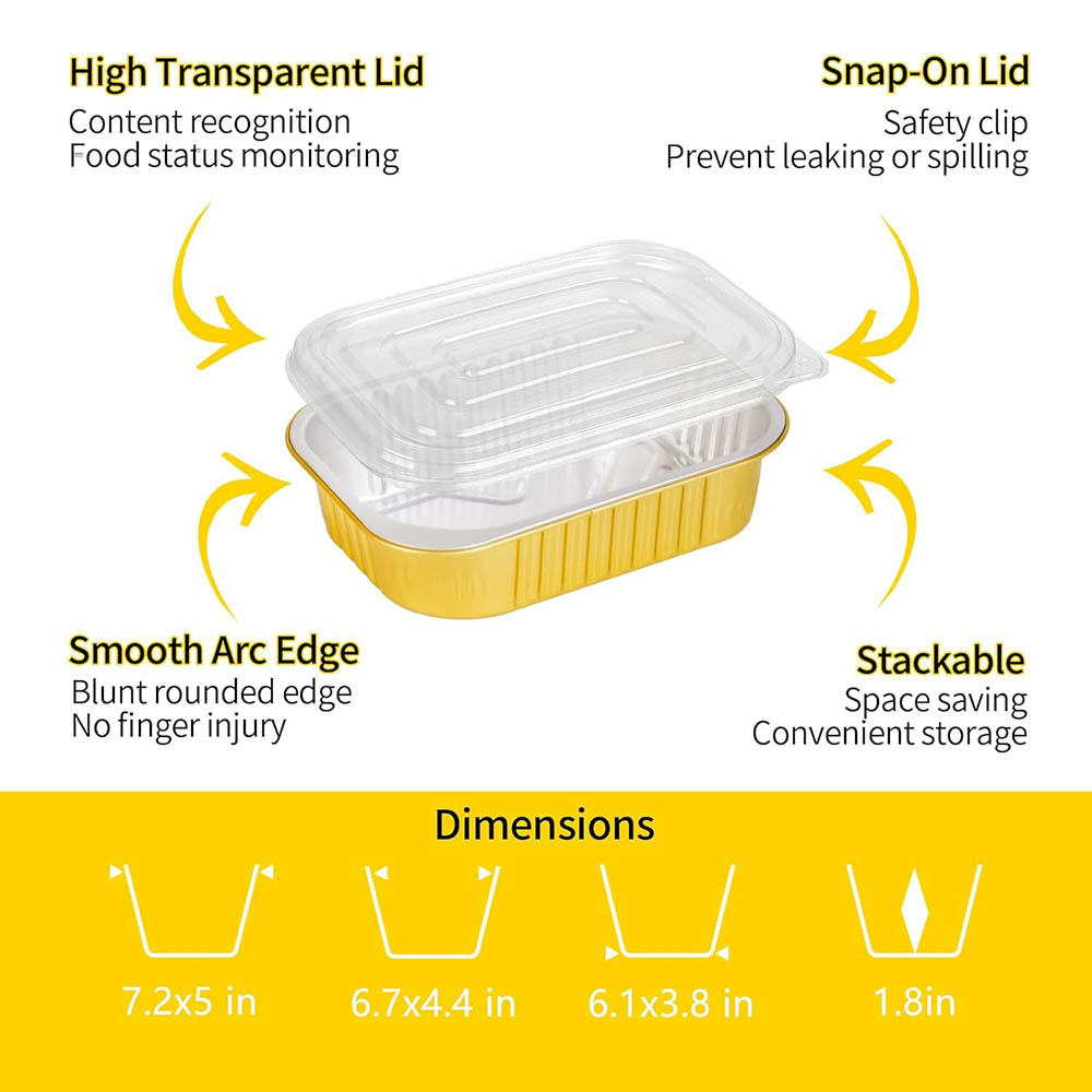 Small Aluminum Pans with Lids  - Food Storage Small ulasan dan harga