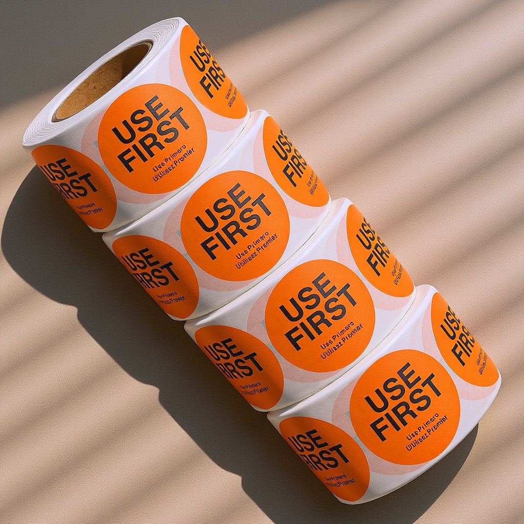 4 Rolls Use First Stickers Inv - Food Storage And Organizer ulasan dan harga