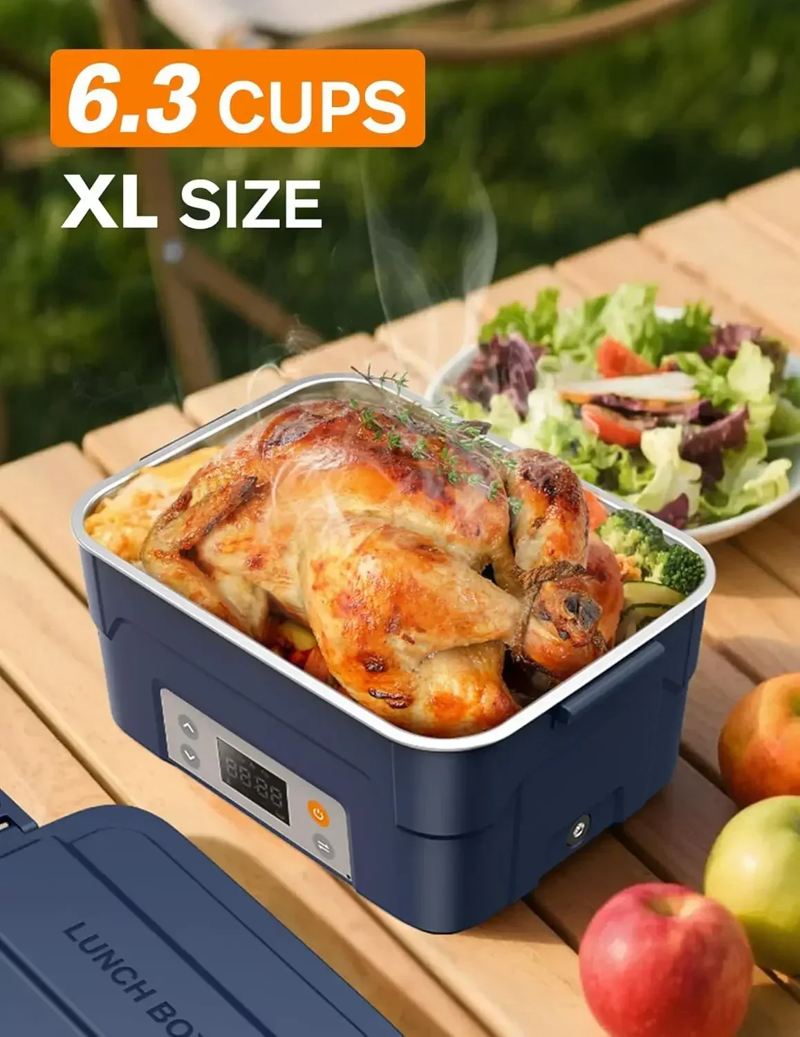 XL 6.3-Cup Cordless Electric L - Portable Food Warmer ulasan dan harga
