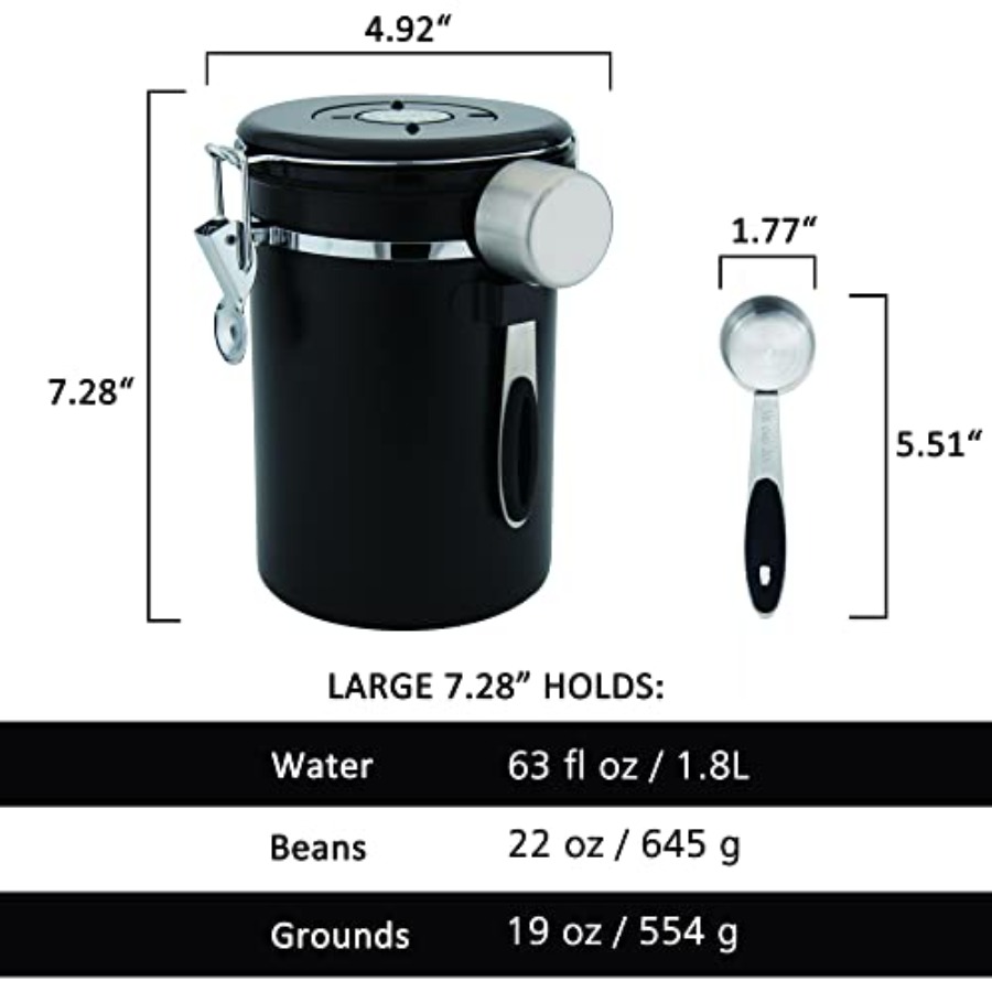 x 2pack 22oz Airtight Stainles - Food Storage Canister ulasan dan harga