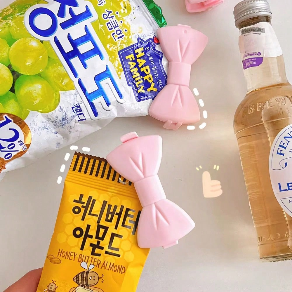 5PCS Kawaii Food Sealing Clip  - Food Storage Bags Reusable ulasan dan harga