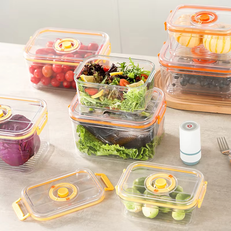 Vacuum Fresh-keeping Box Refri - Food Storage Containers Plastic Box ulasan dan harga