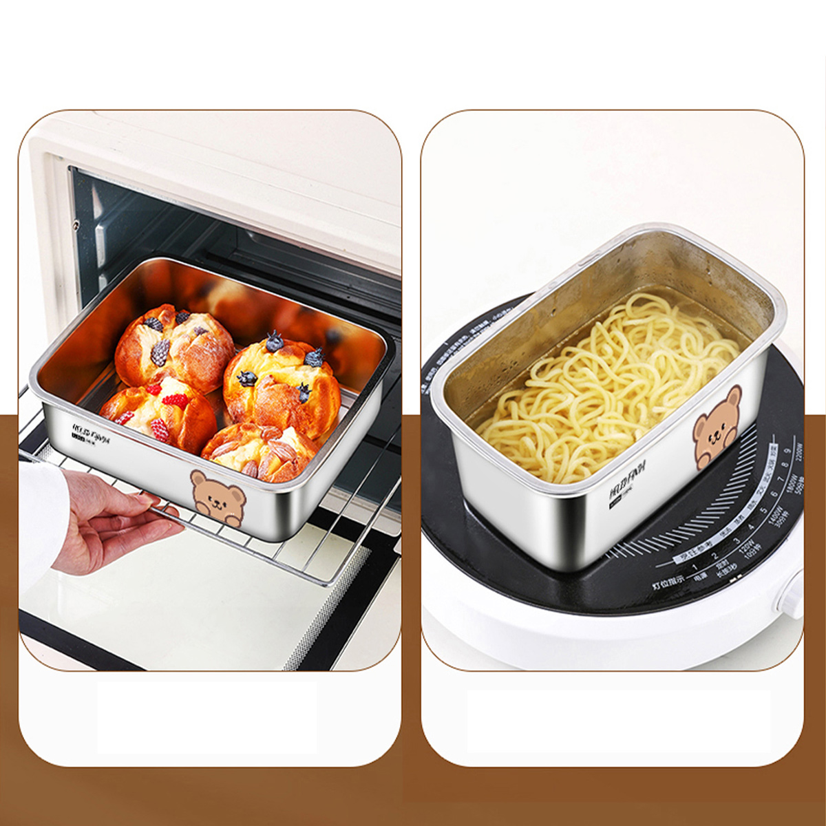 304 Stainless Steel Food Stora - Xxl Food Storage Container ulasan dan harga
