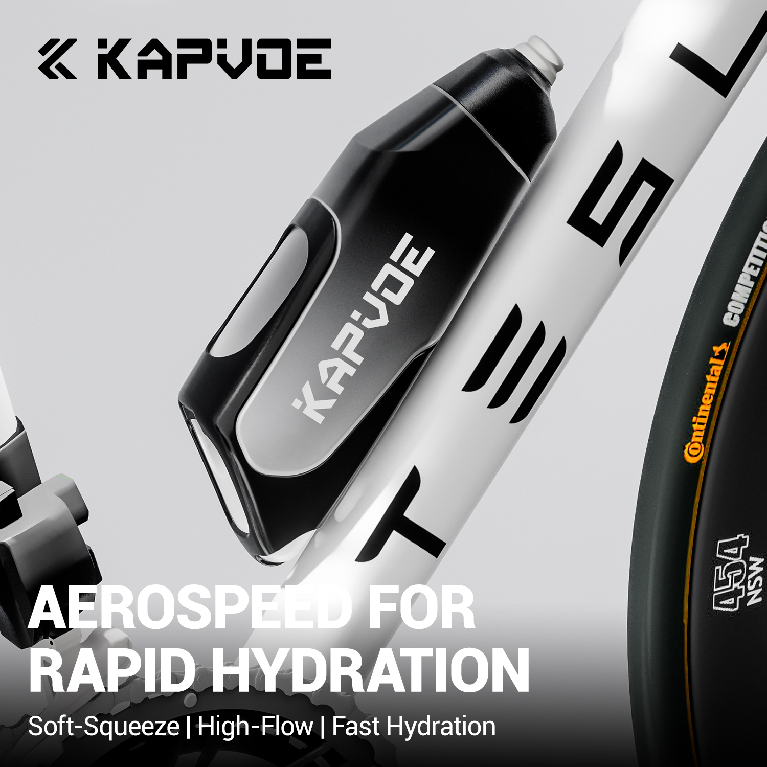 Kapvoe 600ml Bike Water Bottle - Food Storage Drums ulasan dan harga