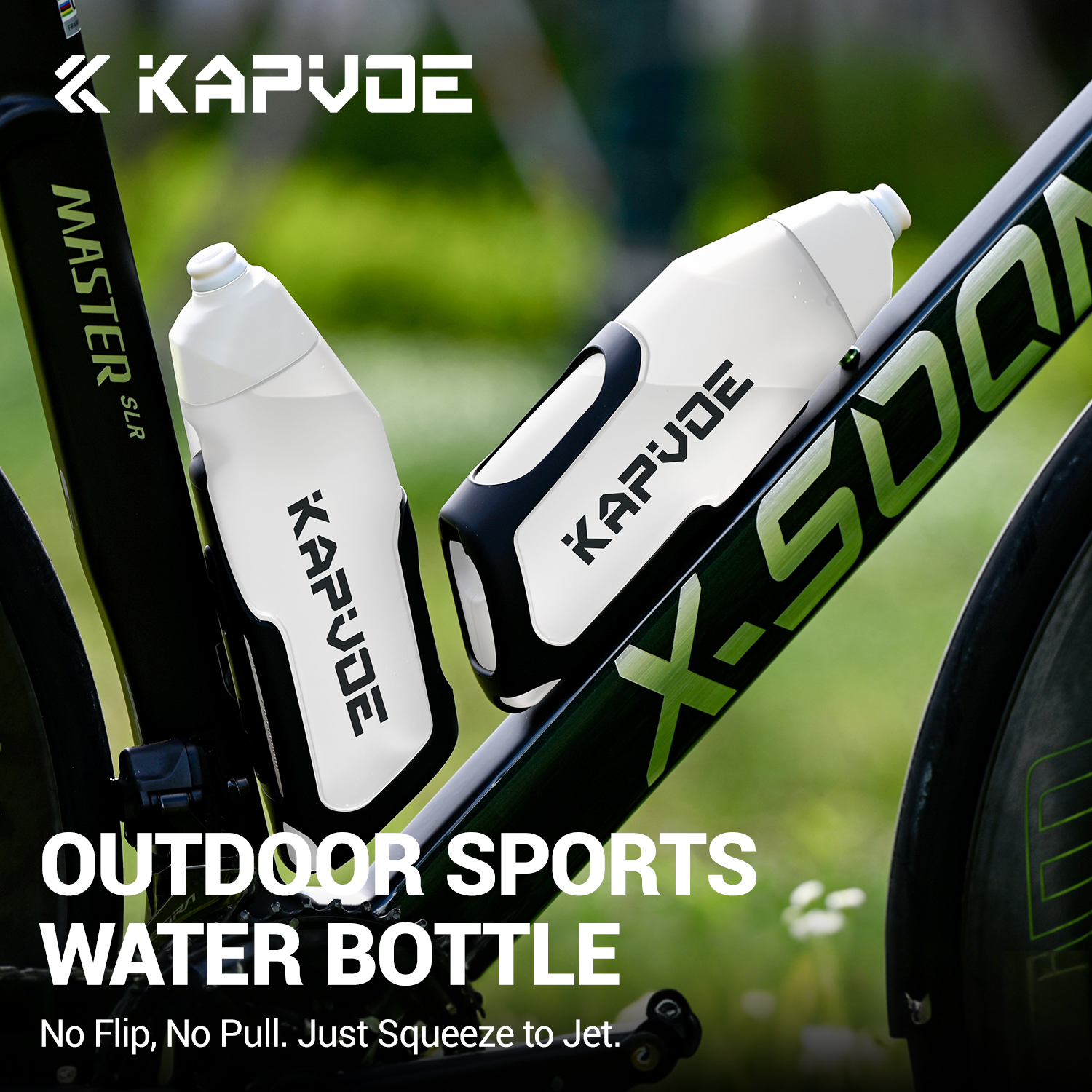 Kapvoe 600ml Bike Water Bottle - Food Storage Drums ulasan dan harga