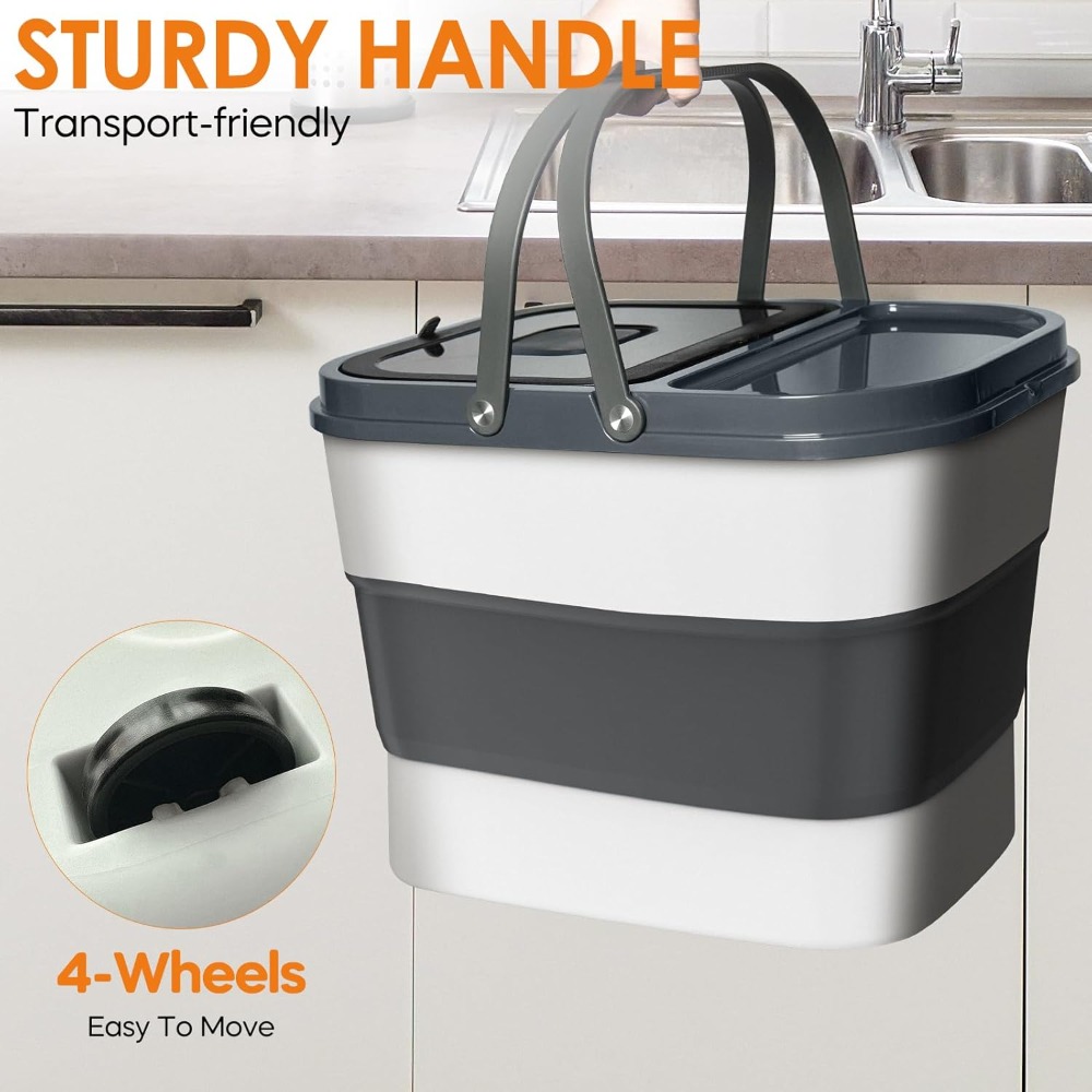 35lbs Collapsible Dog Food Con - Food Storage Small ulasan dan harga