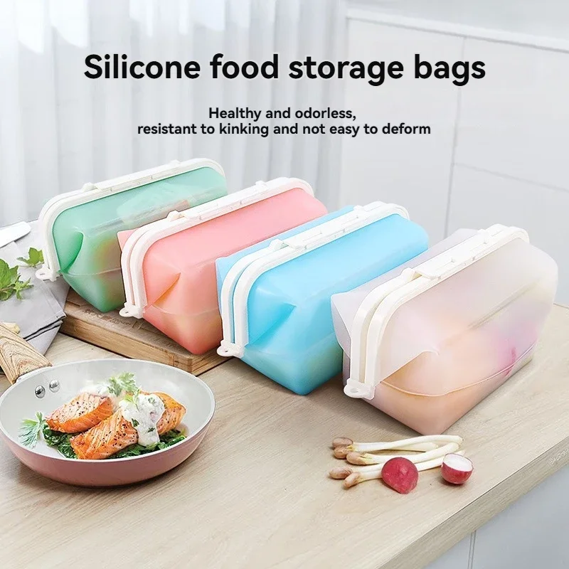 Silicone Travel Premium Reusab - Food Storage Bags Reusable ulasan dan harga