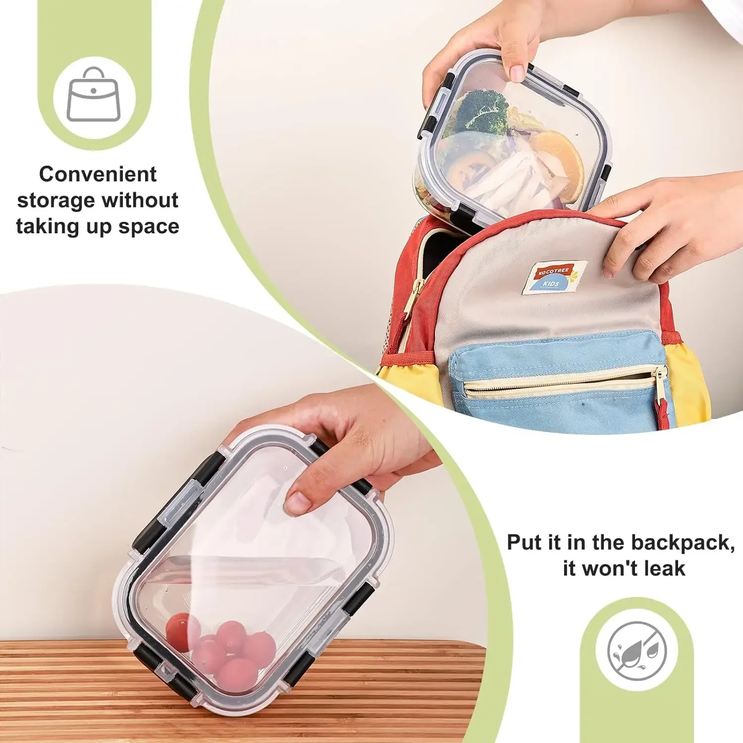 8 Pack Glass Food Storage Cont - Food Storage Containers Plastic Box ulasan dan harga