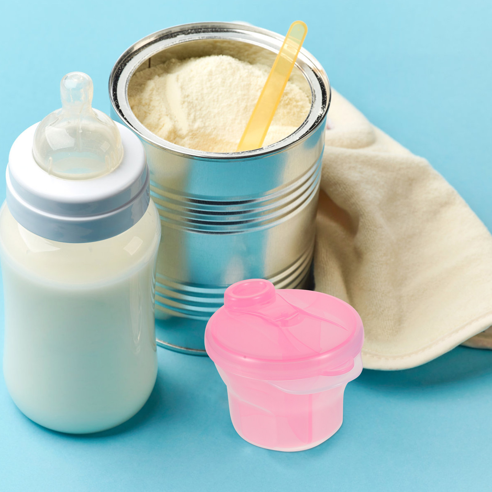 4Pcs Milk Powder Dispenser Rot - Food Storage Baby ulasan dan harga