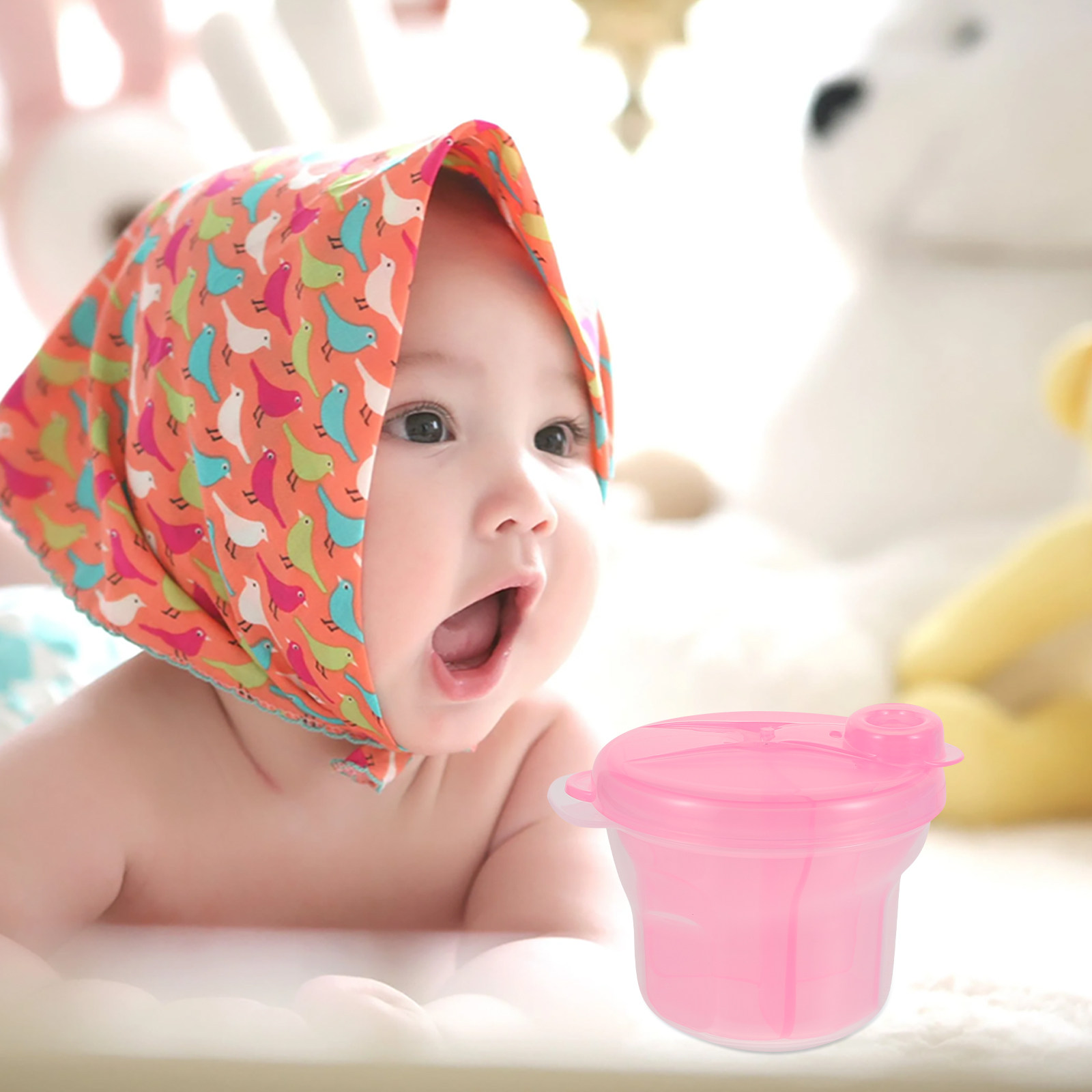 4Pcs Milk Powder Dispenser Rot - Food Storage Baby ulasan dan harga