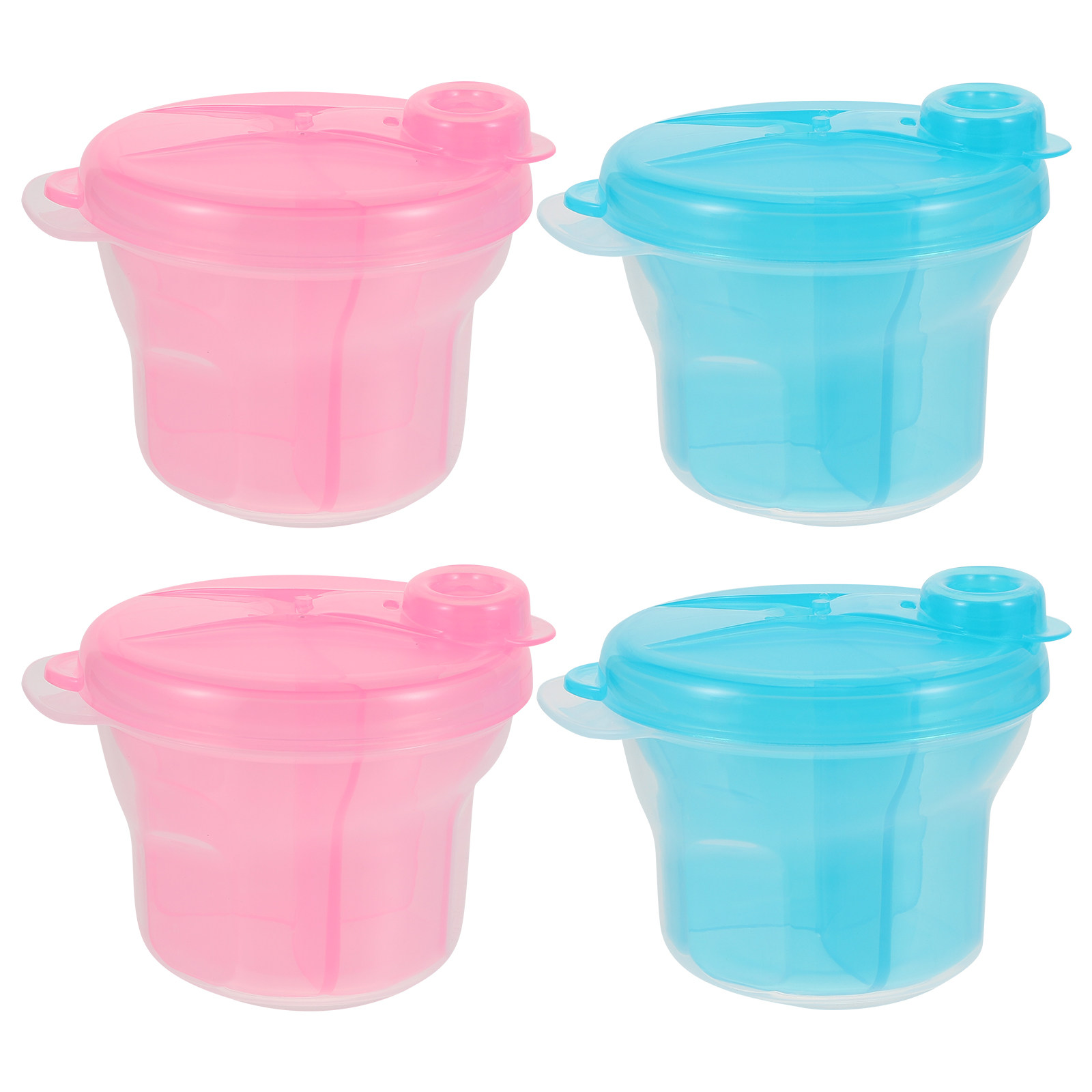 4Pcs Milk Powder Dispenser Rot - Food Storage Baby ulasan dan harga