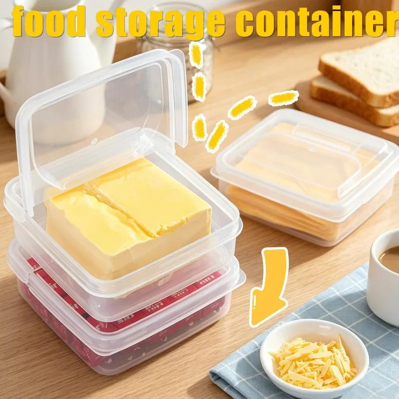 Transparent Sliced Cheese Cont - Food Storage Freezer ulasan dan harga