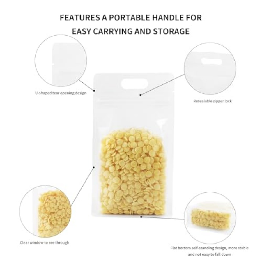 00 Pack Resealable Bags, 5.5x9 - Food Storage Bags Reusable ulasan dan harga