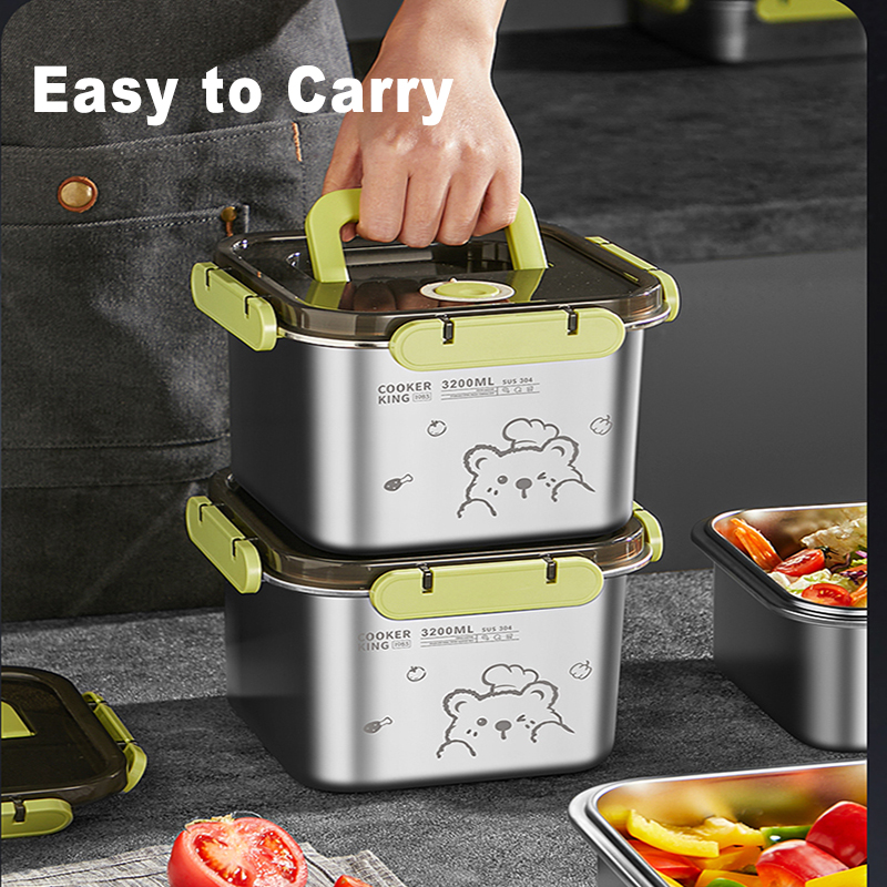 COOKER KING 420ml-6200ml Large - Food Storage Box Large ulasan dan harga