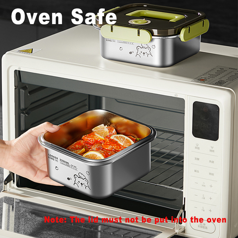 COOKER KING 420ml-6200ml Large - Food Storage Box Large ulasan dan harga
