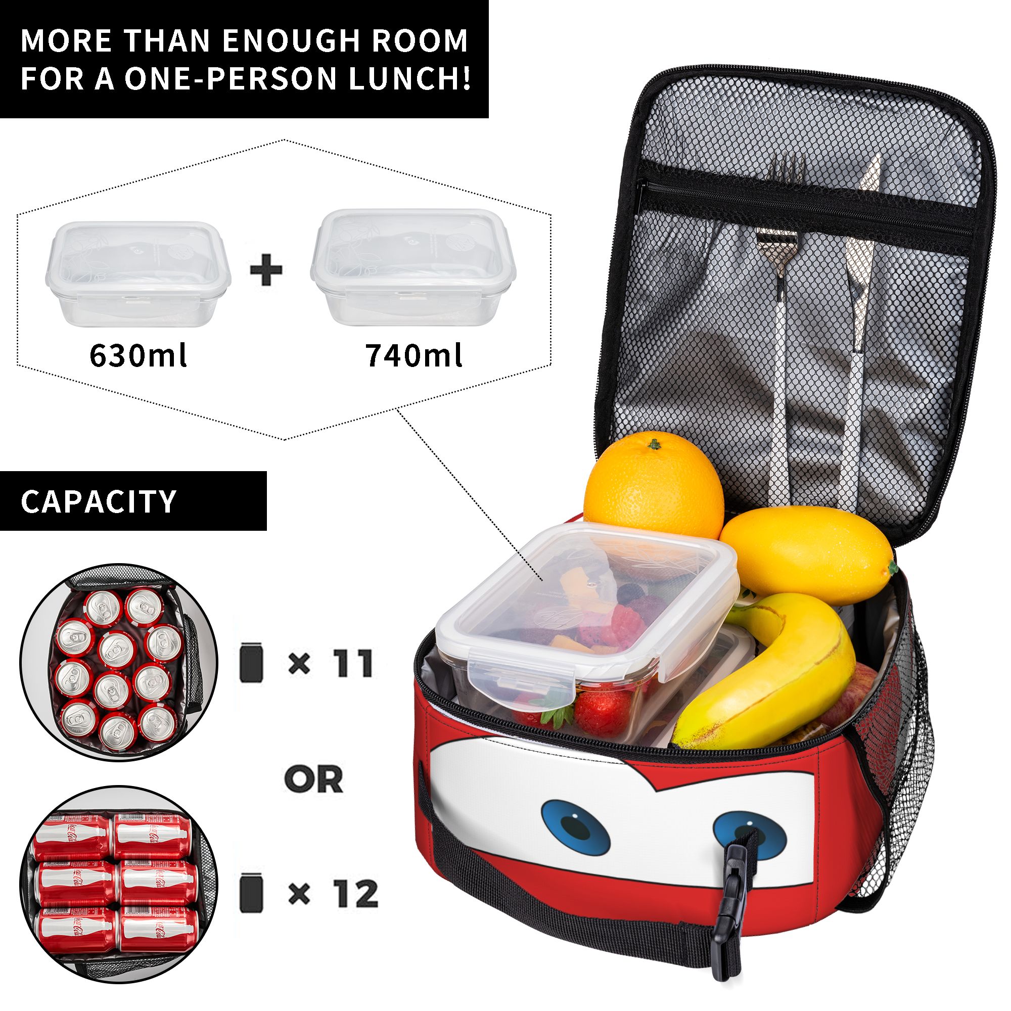 Mcqueens Cartoon Insulated Lun - Food Storage Bags Reusable ulasan dan harga