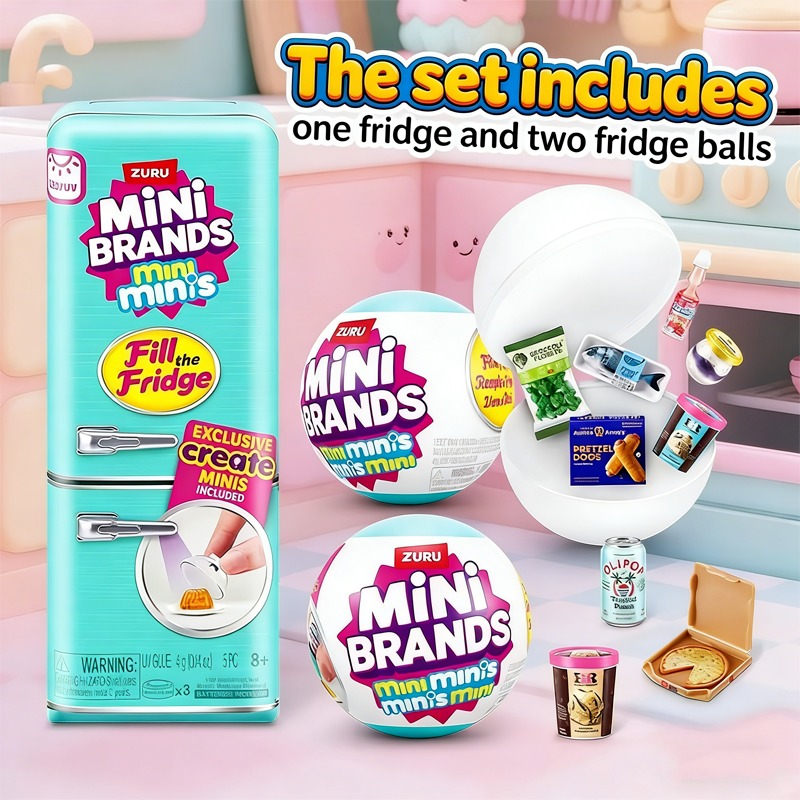 Mini Surprise Ball Fridge Toy, - Food Storage Small ulasan dan harga