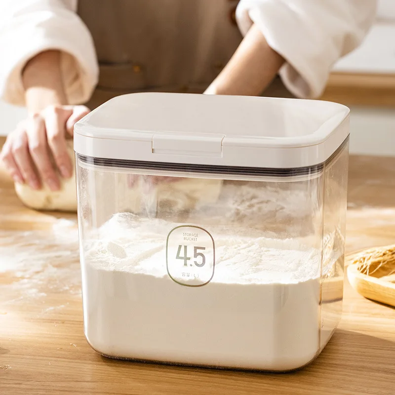 Sealed Flour Bucket Household  - Food Storage Drums ulasan dan harga
