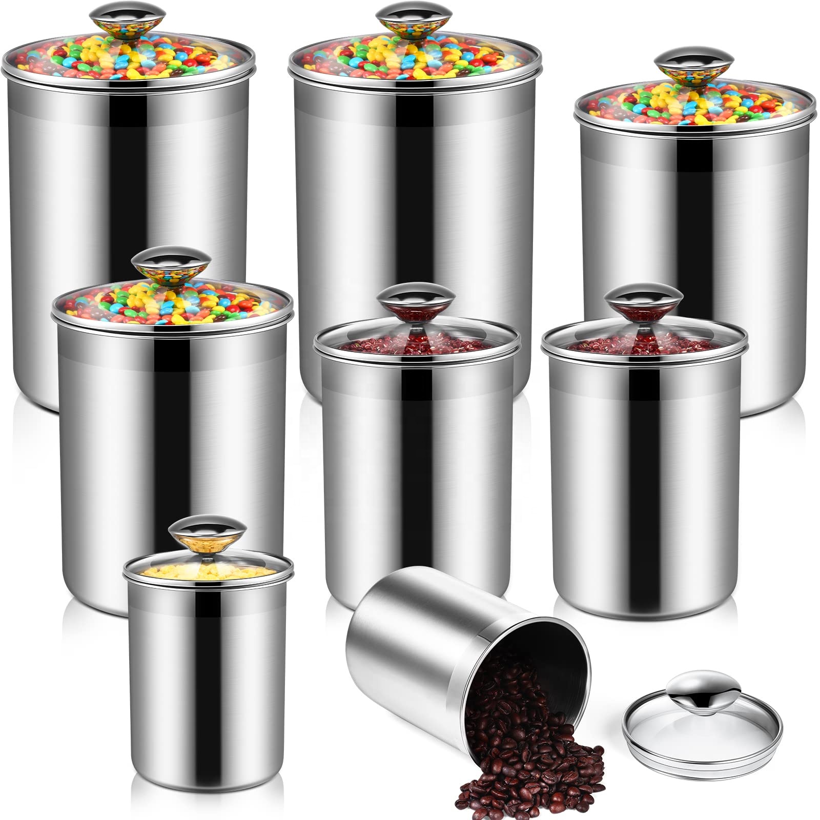 Food Storage Containers Tea Co - Food Storage Glass Set ulasan dan harga