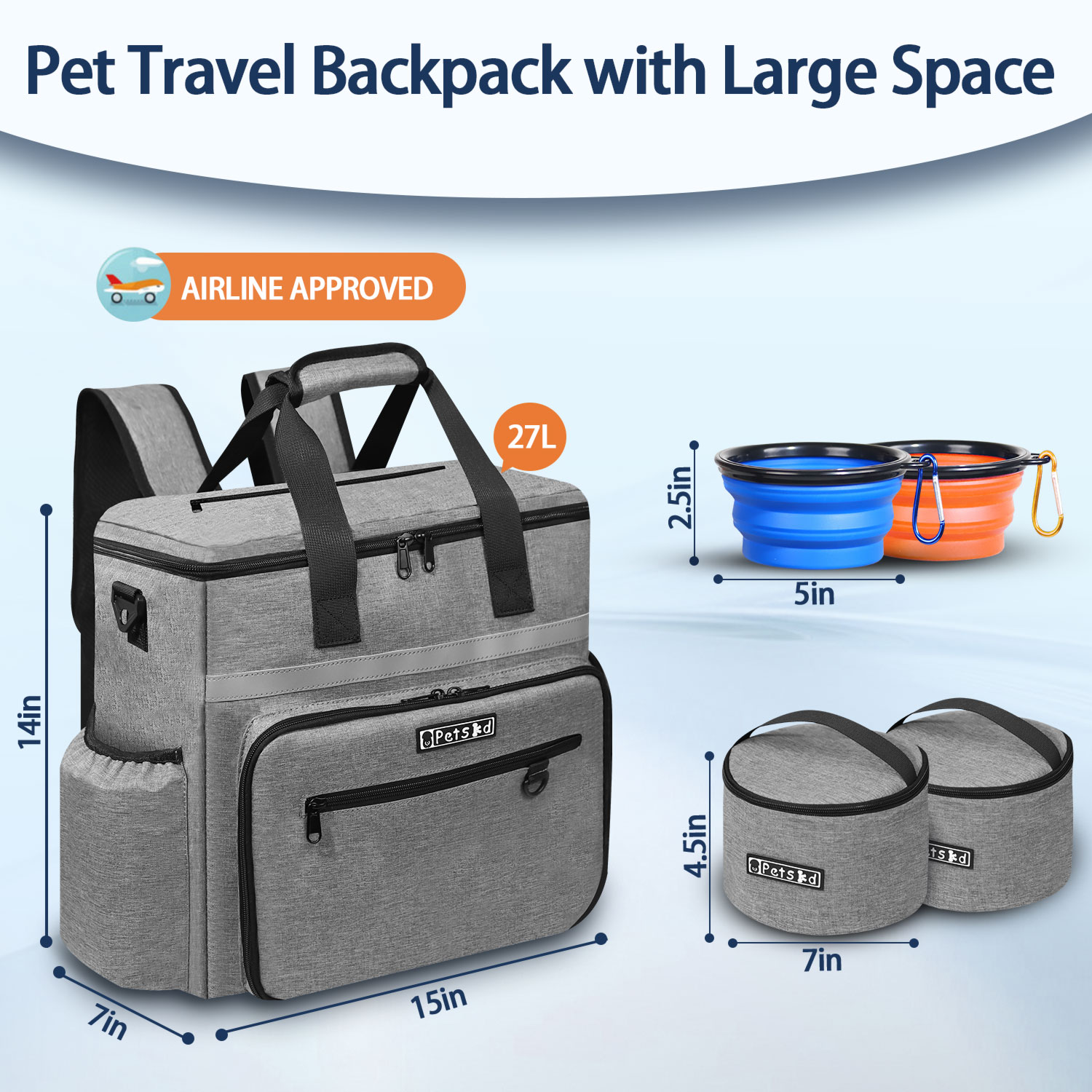 Petskd Outdoor Dog Organizer B - Xxl Food Storage Container ulasan dan harga